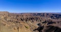 Hight view, Fish River Canyon, Namibia Royalty Free Stock Photo