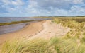 Hightown beach backed by sand dunes Royalty Free Stock Photo