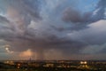 Highveld thunderstorm over the city