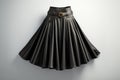 Highwaisted Skirt On White Background. Generative AI