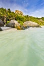 Highwater In The Lagoon, La Digue, Seychelles Royalty Free Stock Photo