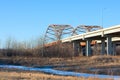 Highway 77 Bridge in Eagan Minnesota Royalty Free Stock Photo