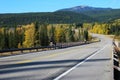 Highway on above Elbow River Royalty Free Stock Photo