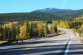 Highway on above Elbow River Royalty Free Stock Photo