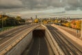 Highway From Above Royalty Free Stock Photo