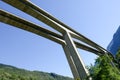 The highway bridge at Giornico Royalty Free Stock Photo