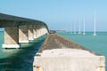 Highway bridge over Channel 2, Florida Keys, USA Royalty Free Stock Photo