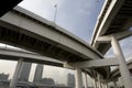 Highway bridges in city Royalty Free Stock Photo