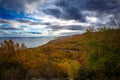 Highway in Cape Breton Nova Scotia Royalty Free Stock Photo