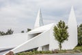 Highway church for prayer Royalty Free Stock Photo