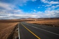 Highway Contrasts Landscapes Dry