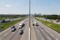 Highway 401 during the day Royalty Free Stock Photo