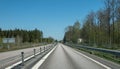 Highway E22 in Blekinge, eastern Sweden