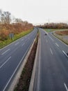 Highway German fast Road Autobahn Royalty Free Stock Photo