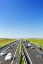 Highway in The Netherlands Royalty Free Stock Photo