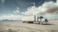 Highway Haulage: Fast Cargo Delivery by Truck - Generative AI