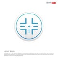 highway icons - white circle button