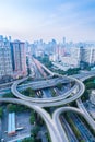 A highway interchange in guangzhou Royalty Free Stock Photo