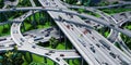 Highway intersection/ road interchange with roundabout
