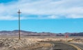 Highway 93 Intersection Stop Sign Royalty Free Stock Photo