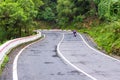 Highway in the jungle Royalty Free Stock Photo