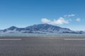 Highway landscape on the western wilderness plateau