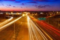 Highway leading into Kansas City, Missouri