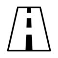 Highway Line vector icon which can easily modify or edit Royalty Free Stock Photo