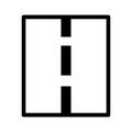 Highway Line vector icon which can easily modify or edit Royalty Free Stock Photo
