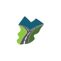 Highway logo and symbol illustration Royalty Free Stock Photo