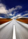 Highway/motion blur Royalty Free Stock Photo