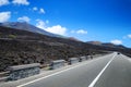 Highway near Mt. Etna, Sicily Royalty Free Stock Photo