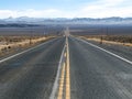 Highway 50 in the Nevada desert.