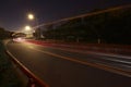 Highway at night