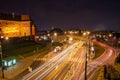 Highway at night. Royalty Free Stock Photo