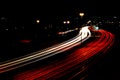 Highway Night Traffic Royalty Free Stock Photo