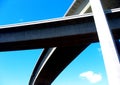 Highway overpass abstract Royalty Free Stock Photo