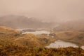 Highway Passing On The Shore Of Atillo Lagoon, Ecuador