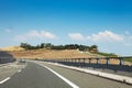 Highway passing Tuscany villages