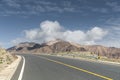 Highway and plateau scenery