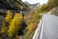 Highway in the Pyrenees in Andorra Royalty Free Stock Photo