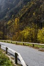 Highway in the Pyrenees in Andorra