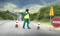 Highway repair in Bahia
