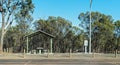 A Highway Rest Stop Shelter Royalty Free Stock Photo