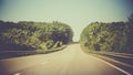 Highway road australia australian desert. transportation land Royalty Free Stock Photo