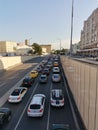 highway, road, cars, day, Moscow Royalty Free Stock Photo