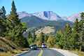 Highway 34, Rocky Mountain National Park Royalty Free Stock Photo