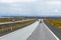 Highway Route 41 aka Reykjanesbraut in southwest Iceland Royalty Free Stock Photo