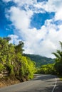 Highway in rural Guatemala, space to travel Royalty Free Stock Photo