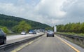 Highway scenery in germany Royalty Free Stock Photo